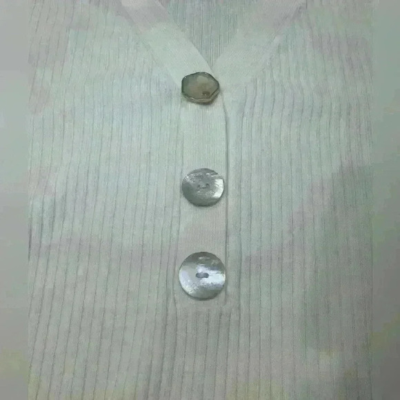 Prich Women’s Two Knit Ribbed Tops Blue And White - Picture 10 of 10